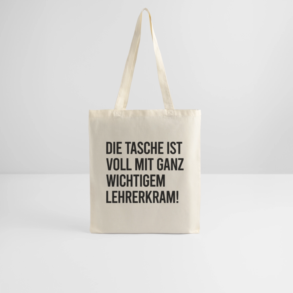 Lehrerkram - Stoffbeutel - Natur