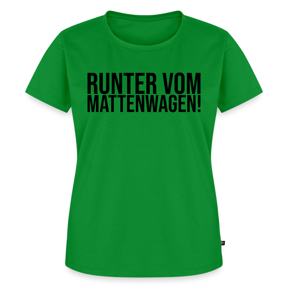 Mattenwagen - Frauen Premium T-Shirt - Grün