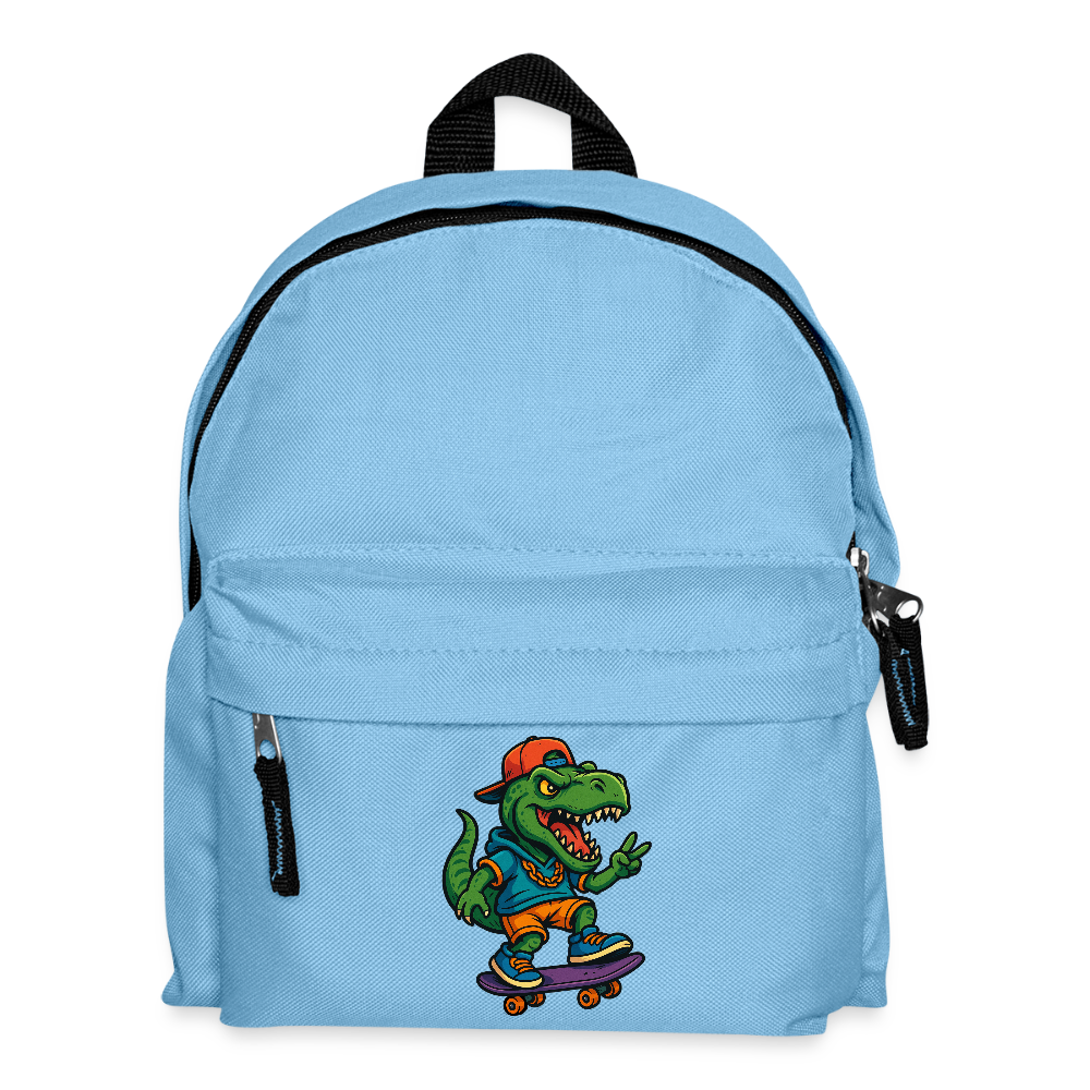 T-Rex - Kinder Rucksack - Hellblau