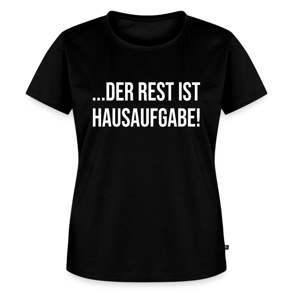Hausaufgabe - Frauen Premium T-Shirt - Schwarz