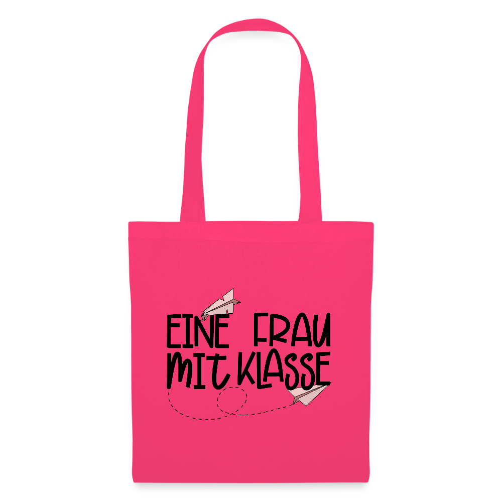 Eine Frau mit Klasse - Stoffbeutel - Azalea