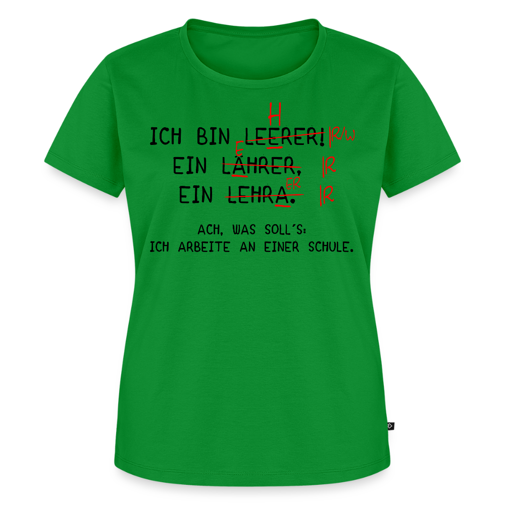 Ich bin Leerer - Frauen Premium T-Shirt - Grün