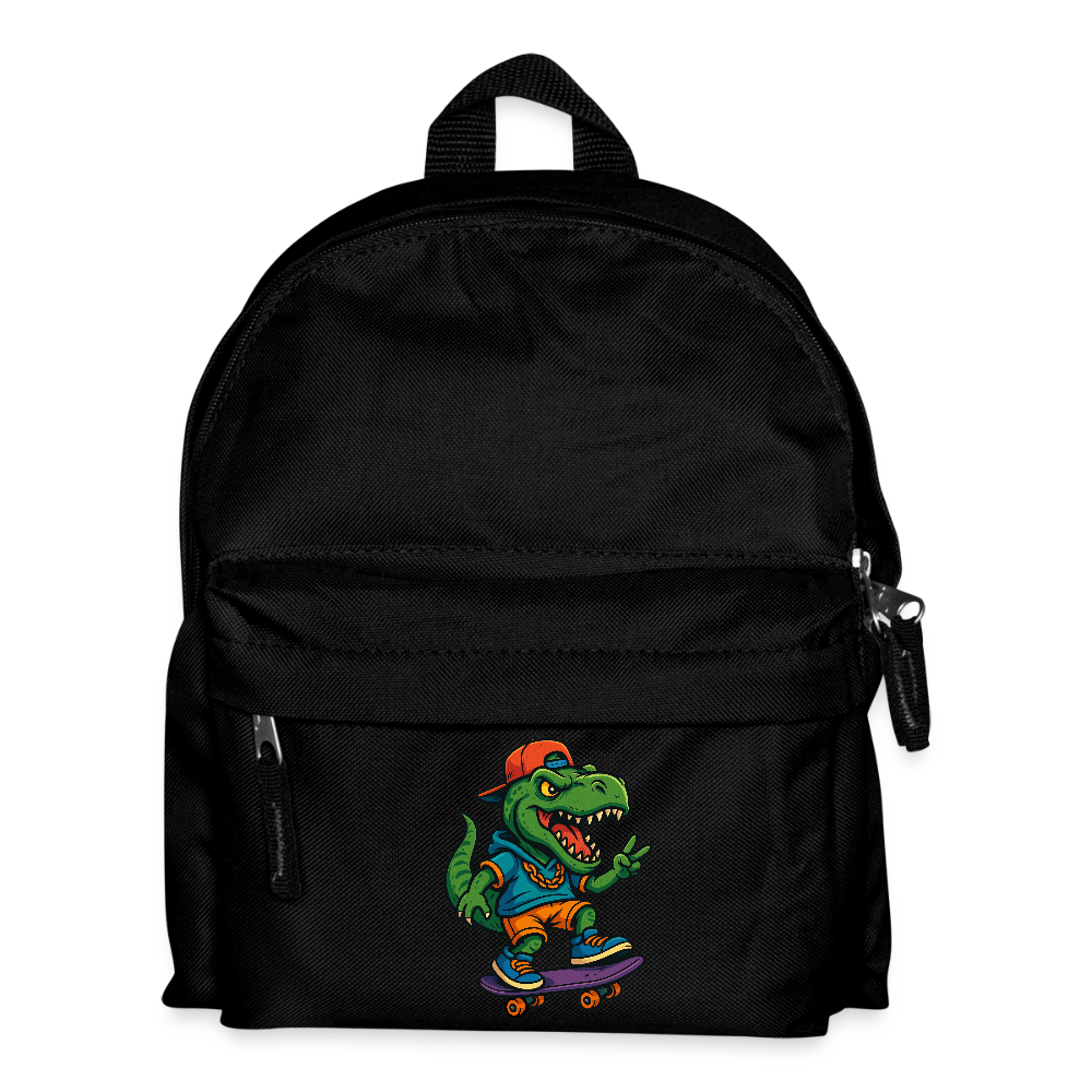 T-Rex - Kinder Rucksack - Schwarz