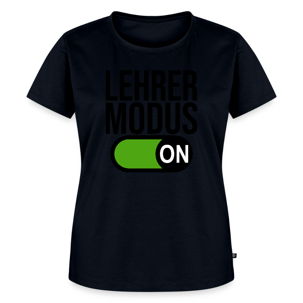 Lehrer Modus on - Frauen Premium T-Shirt - Navy