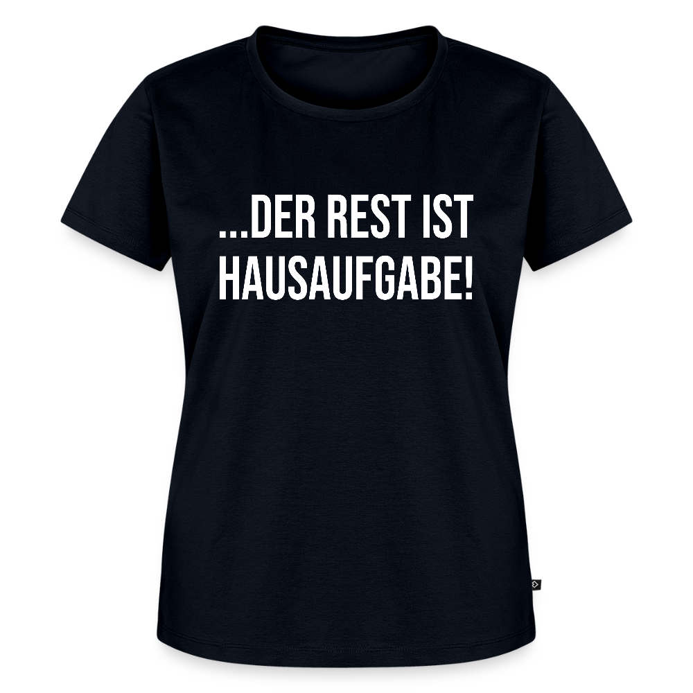 Hausaufgabe - Frauen Premium T-Shirt - Navy