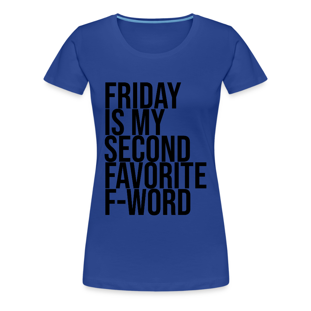 F-Word - Frauen Premium T-Shirt - Königsblau