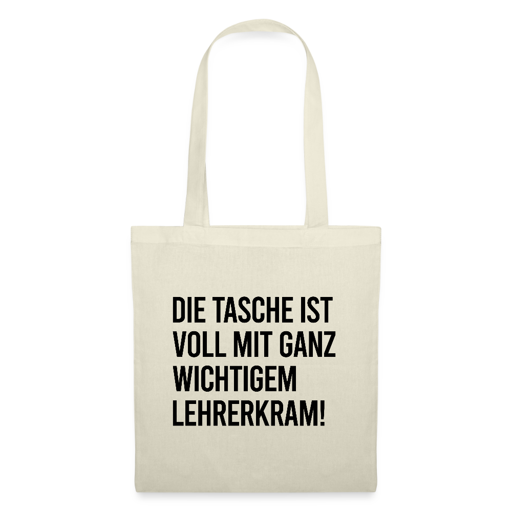 Lehrerkram - Stoffbeutel - Natur