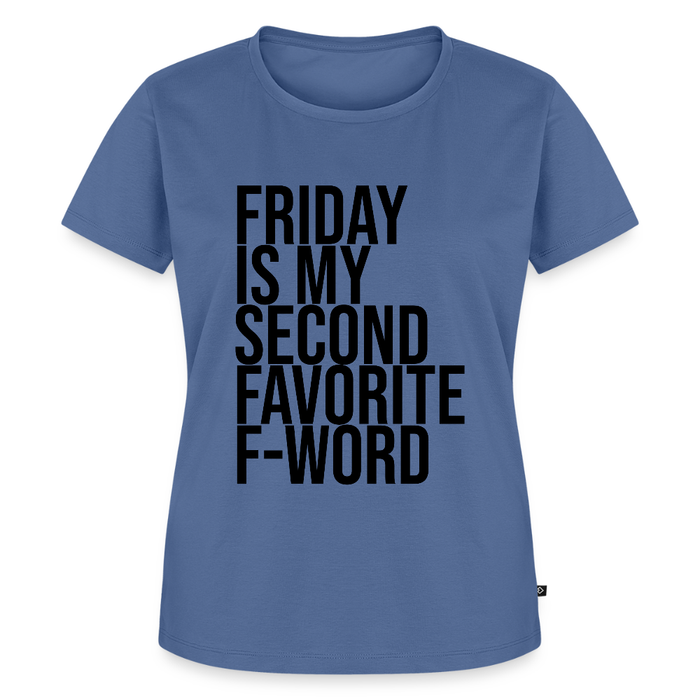 F-Word - Frauen Premium T-Shirt - Taubenblau