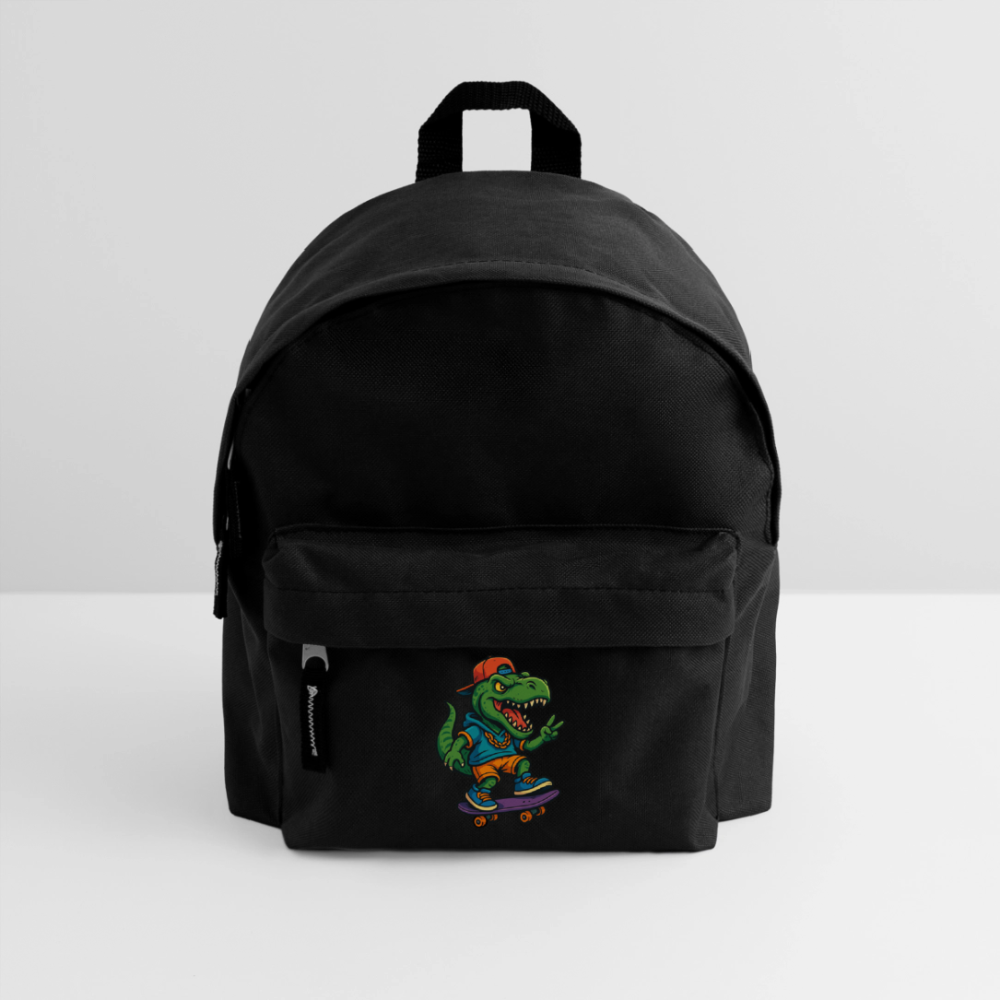 T-Rex - Kinder Rucksack - Schwarz