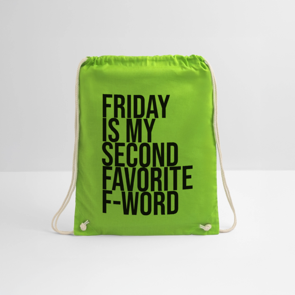 F-Word - Turnbeutel - Neongrün