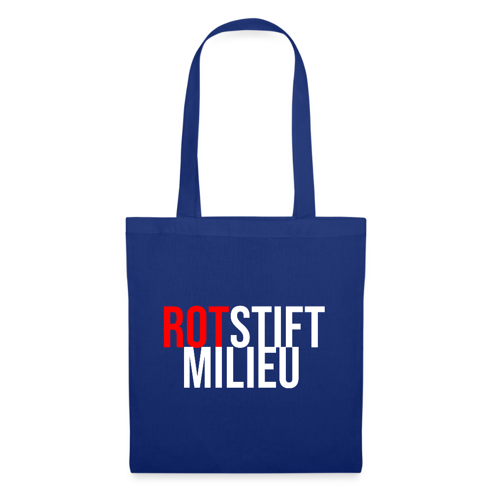 Rotstiftmilieu - Stoffbeutel - Royalblau