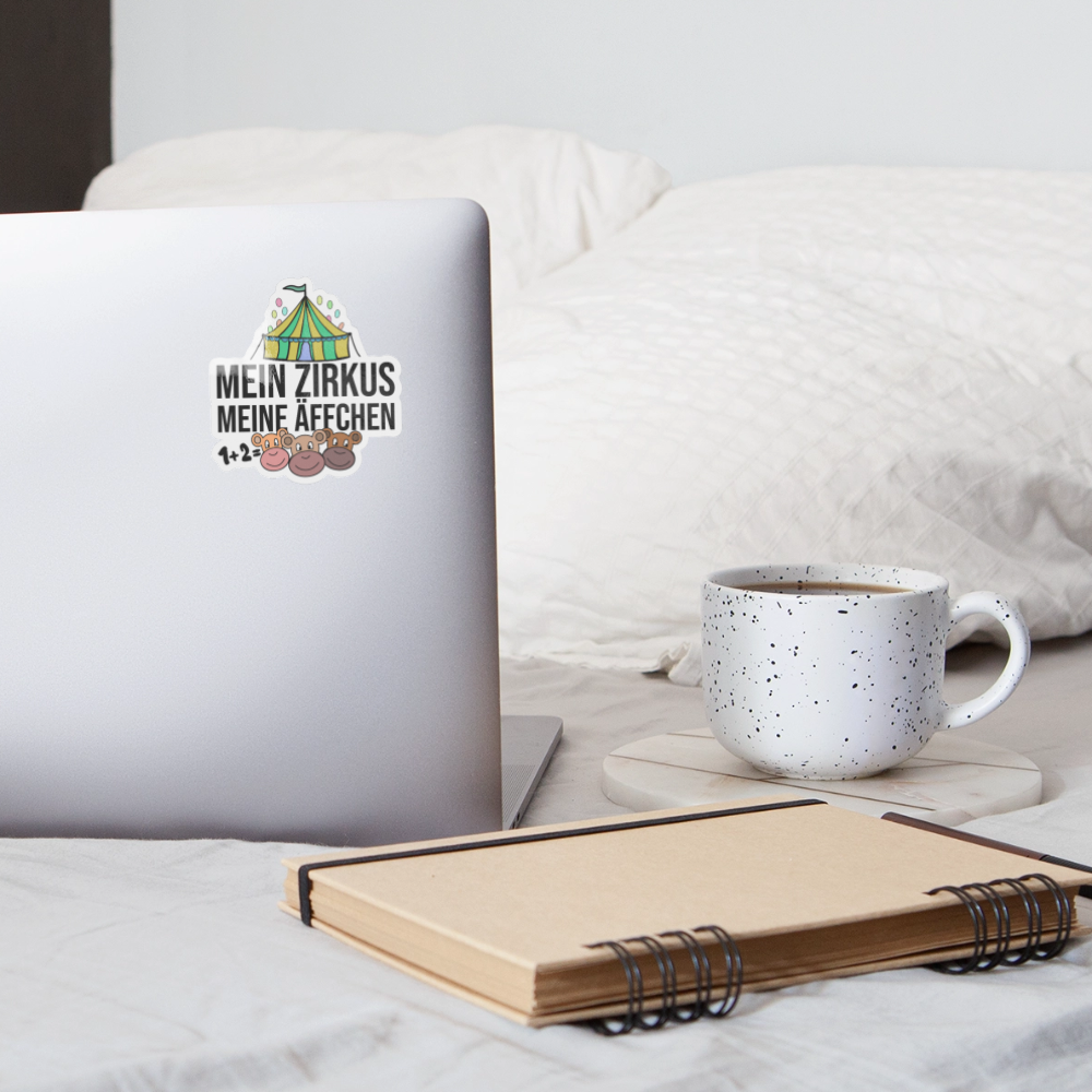 Mein Zirkus - Sticker - Weiß glänzend