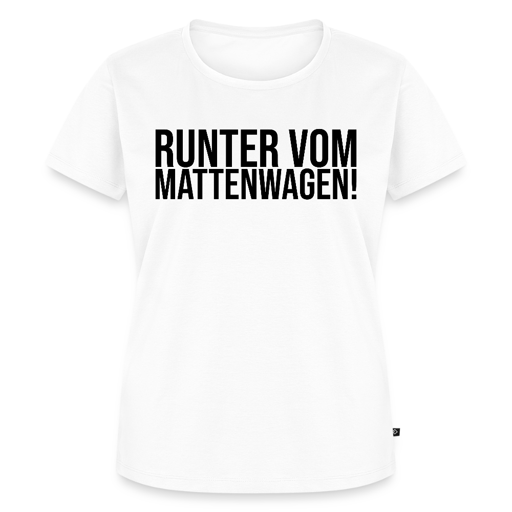 Mattenwagen - Frauen Premium T-Shirt - Weiß