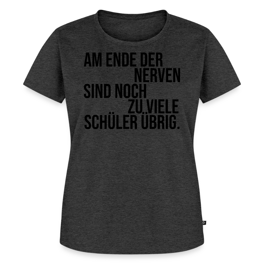 Zu viele Schüler - Frauen Premium T-Shirt - Anthrazit meliert