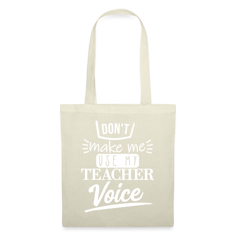 Teacher Voice - Stoffbeutel - Natur