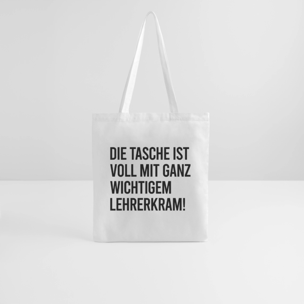 Lehrerkram - Stoffbeutel - Weiß