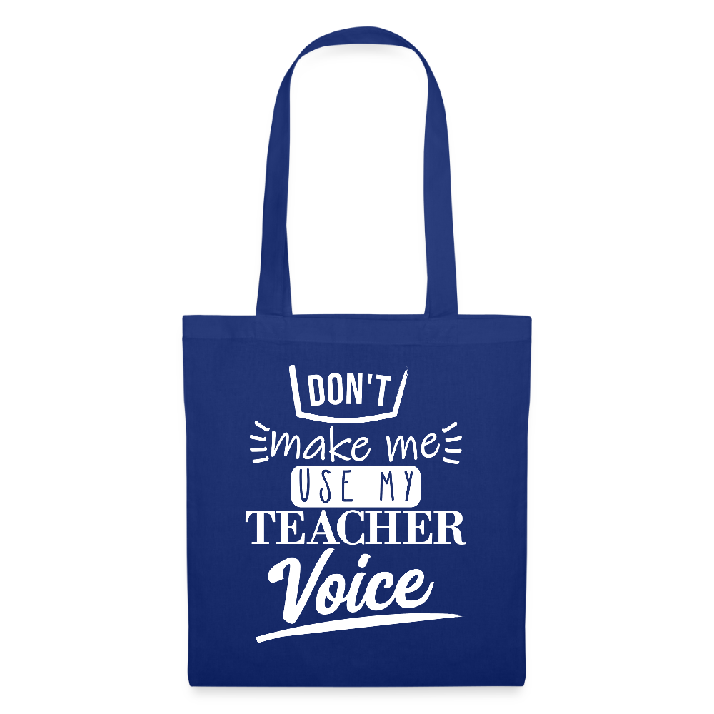 Teacher Voice - Stoffbeutel - Royalblau