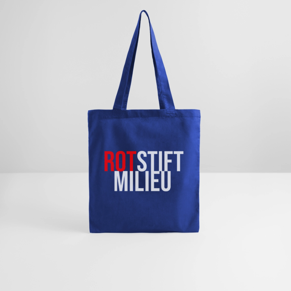 Rotstiftmilieu - Stoffbeutel - Royalblau