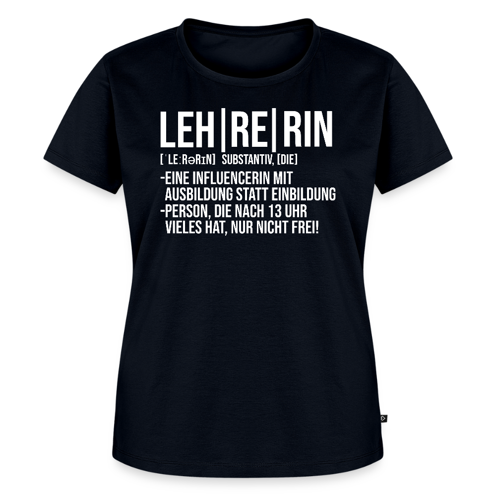 Leh-re-rin - Frauen Premium T-Shirt - Navy