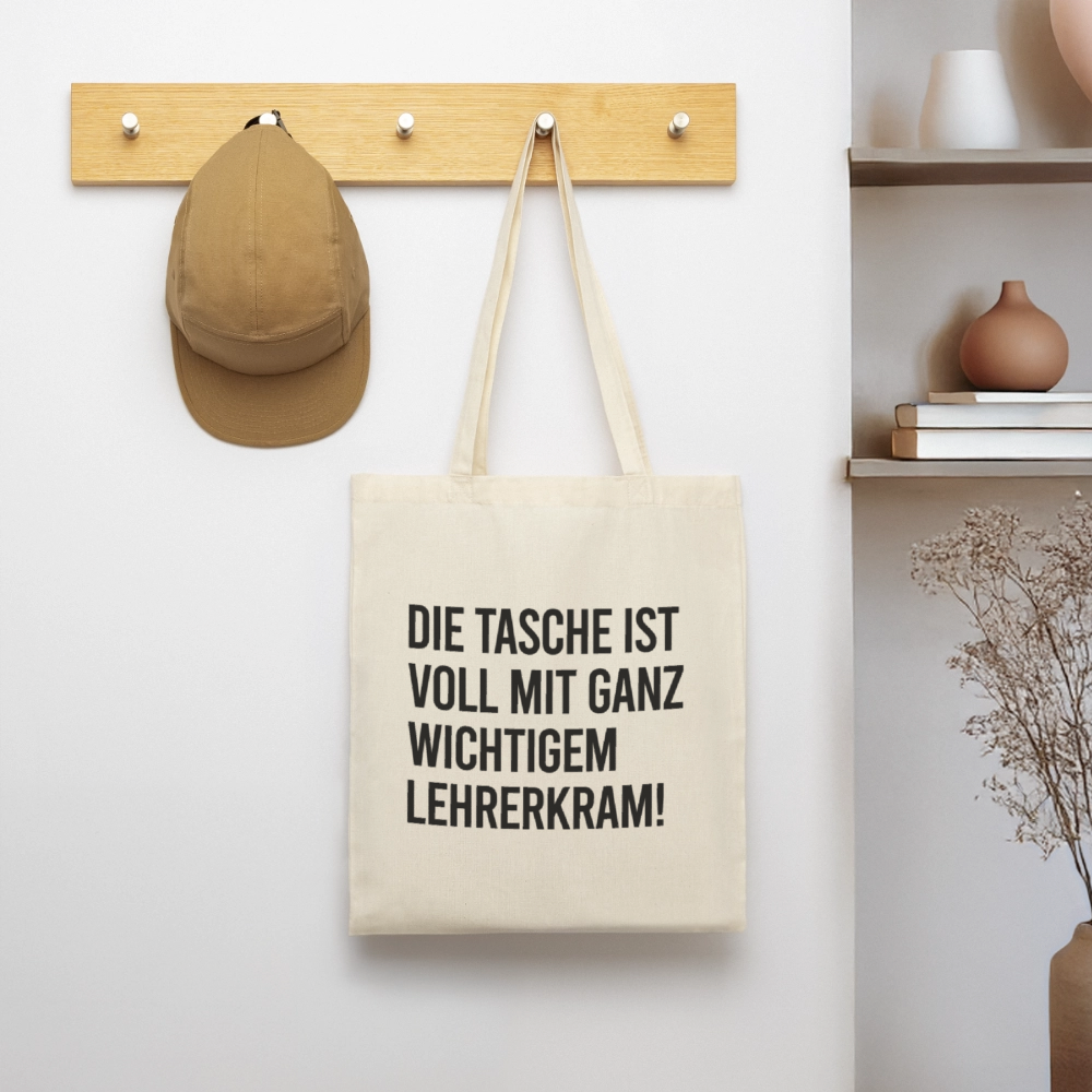 Lehrerkram - Stoffbeutel - Natur