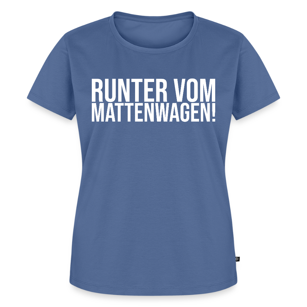Mattenwagen - Frauen Premium T-Shirt - Taubenblau