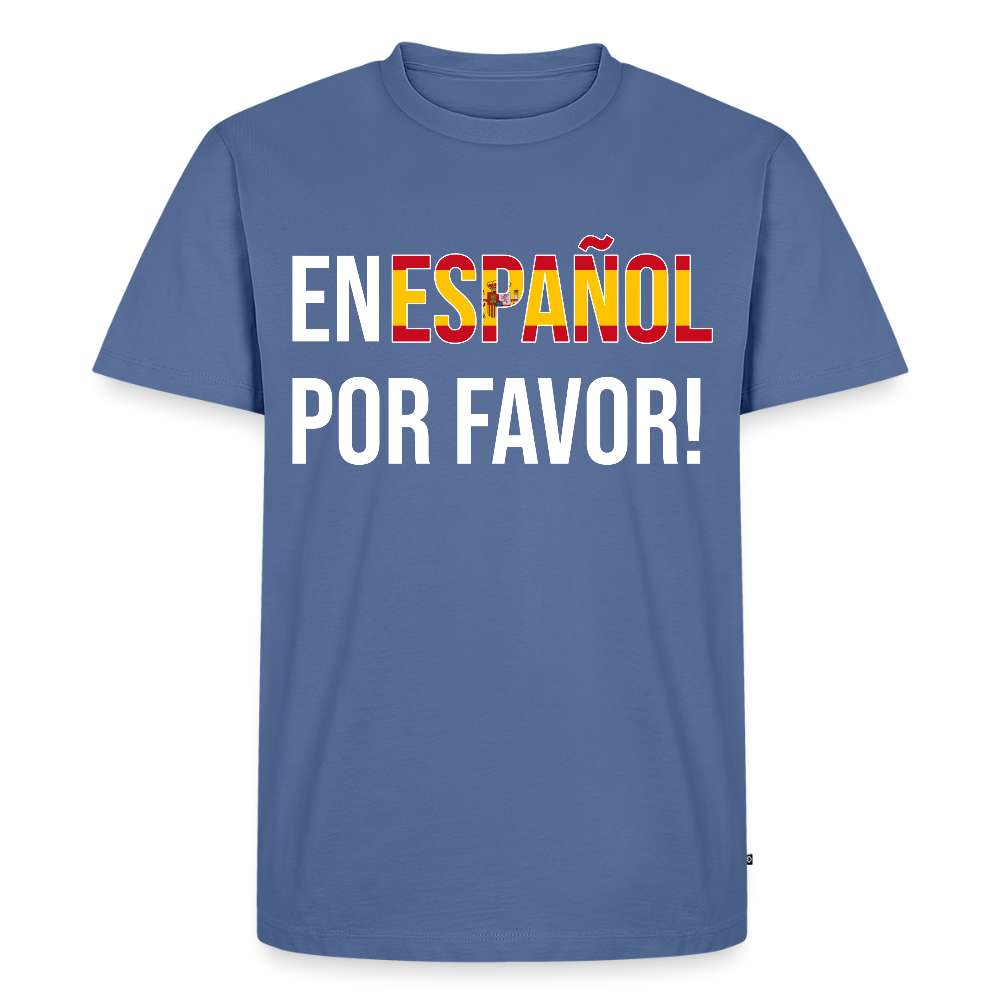 En Espanol por favor! - Männer Premium T-Shirt - Taubenblau