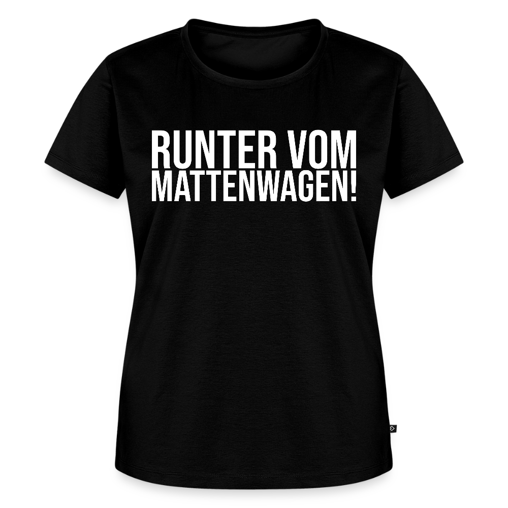 Mattenwagen - Frauen Premium T-Shirt - Schwarz