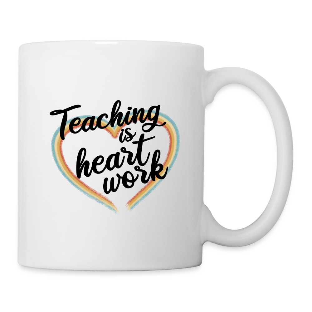 Heart work - Tasse - weiß
