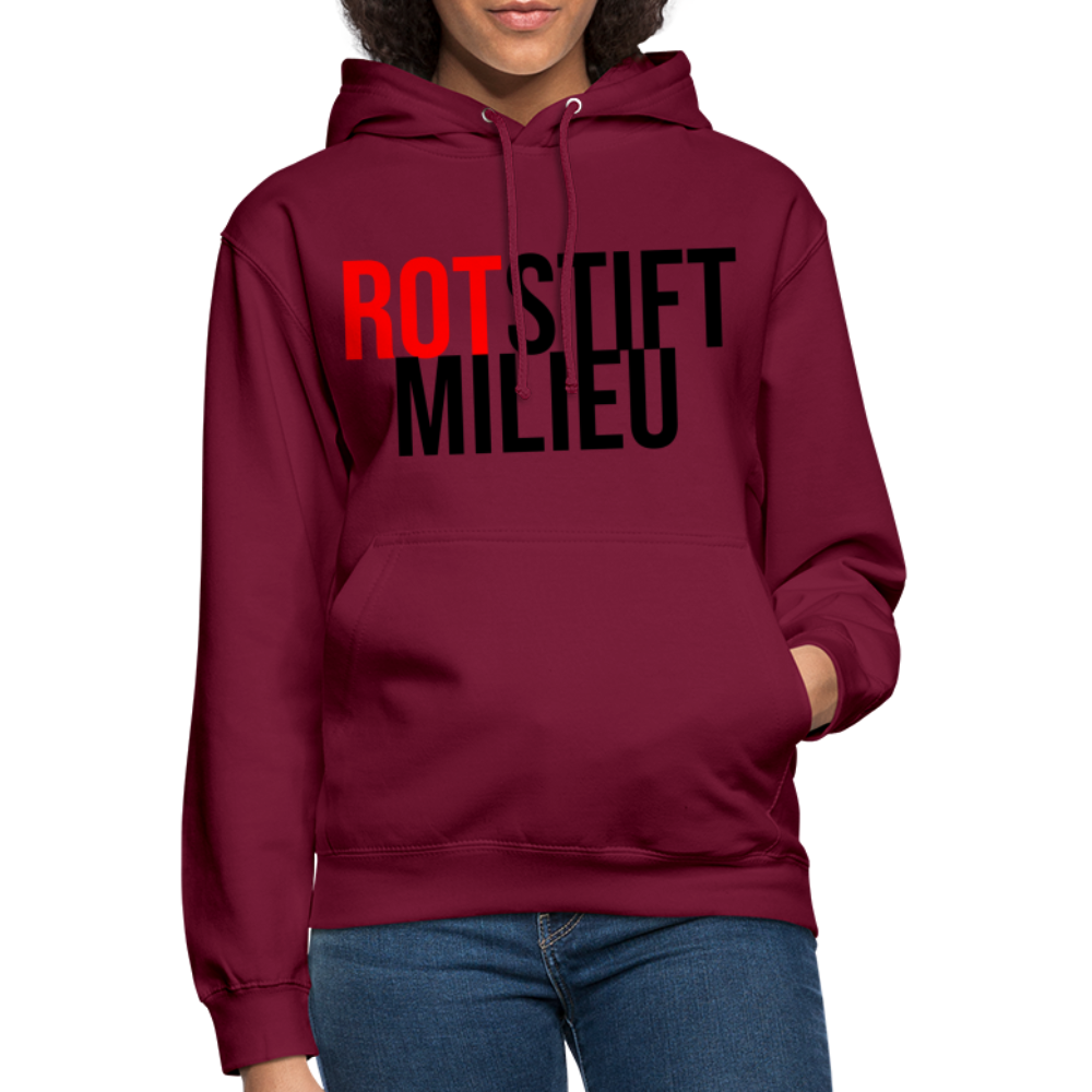 Rotstiftmilieu - Hoodie - Bordeaux