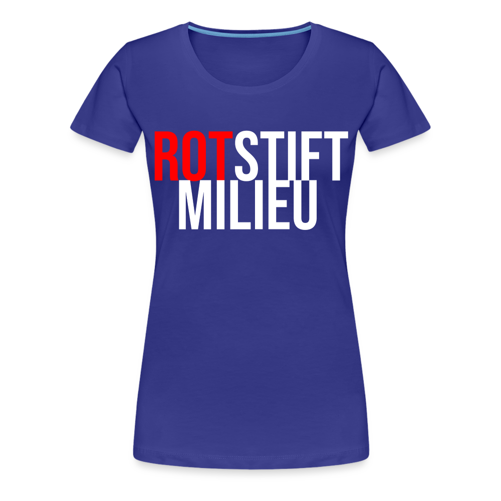 Rotstiftmilieu - Frauen Premium T-Shirt - Königsblau