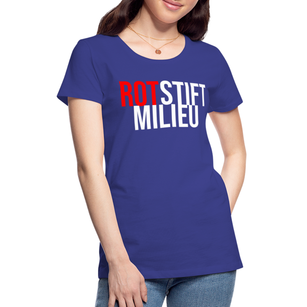 Rotstiftmilieu - Frauen Premium T-Shirt - Königsblau