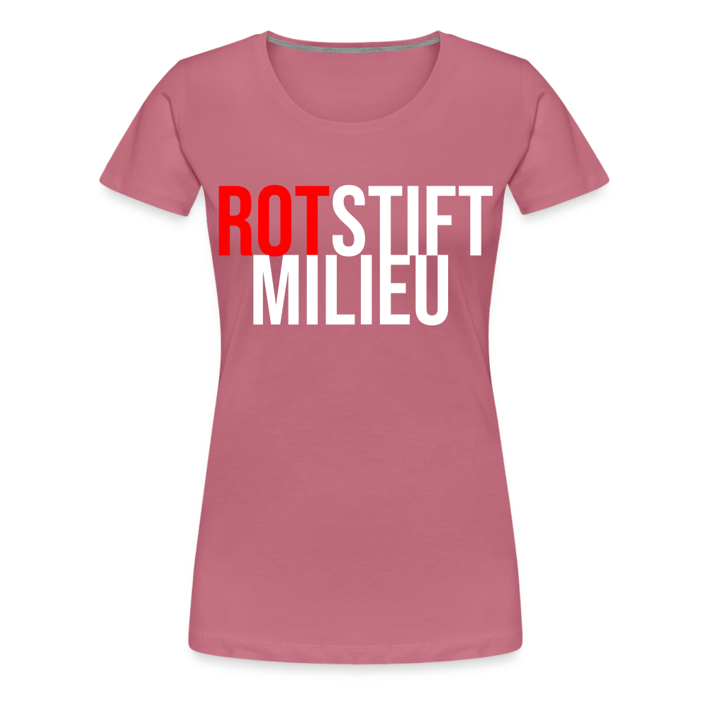 Rotstiftmilieu - Frauen Premium T-Shirt - Malve