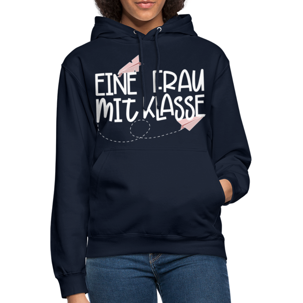 Eine Frau mit Klasse - Hoodie - Navy