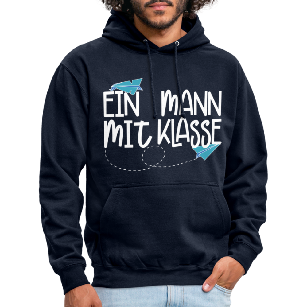 Ein Mann mit Klasse - Hoodie - Navy