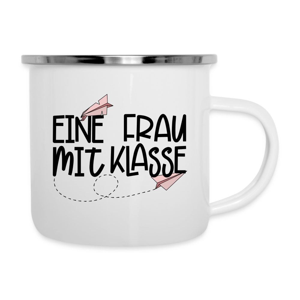 Eine Frau mit Klasse - weiß