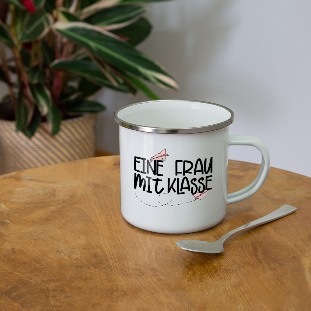 Eine Frau mit Klasse - weiß