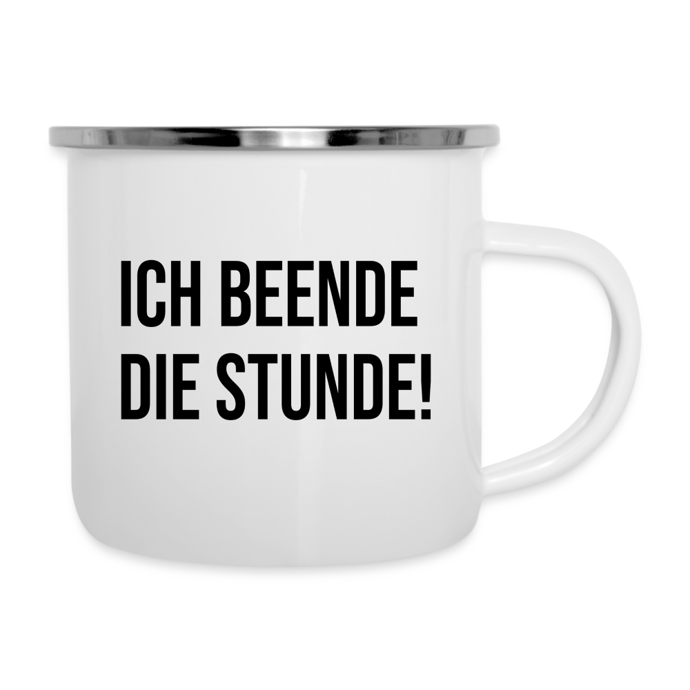 Ich beende die Stunde! - weiß