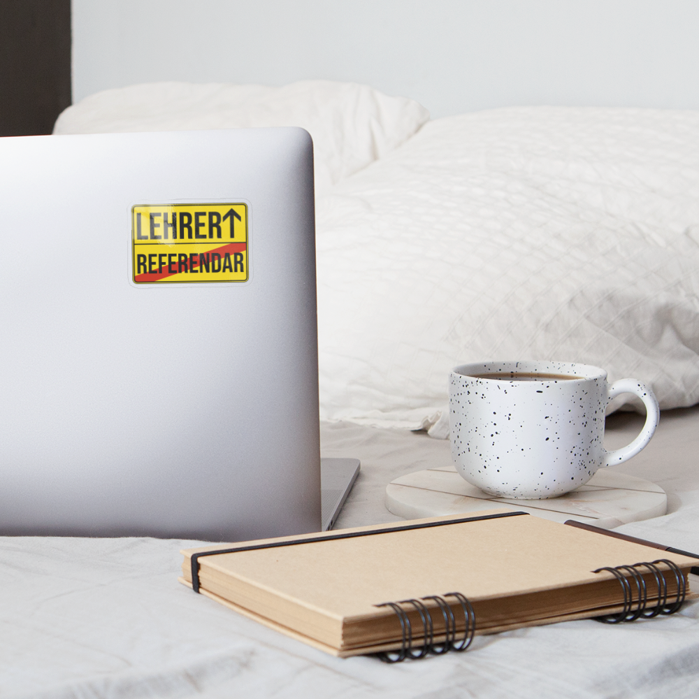 Lehrer - Sticker - Transparent glänzend