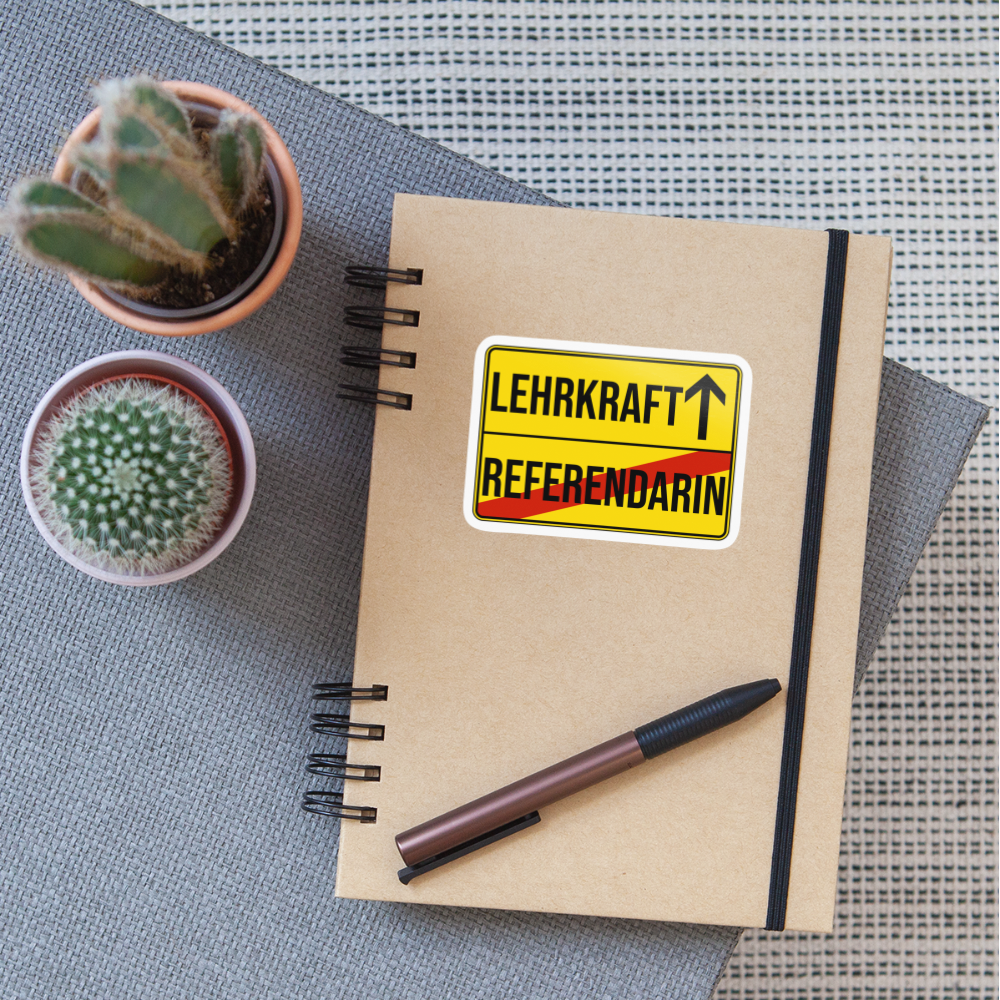 Lehrkraft - Sticker - Weiß glänzend