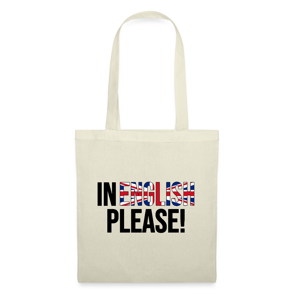 In english please! - Stoffbeutel - Natur