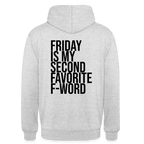 F-Word - Unisex Hoodie - Hellgrau meliert