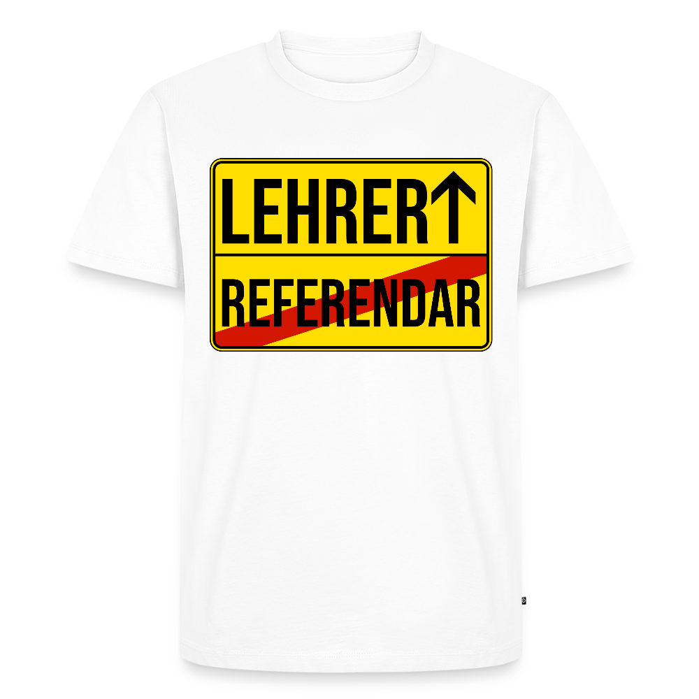 Lehrer - Männer Premium T-Shirt - Weiß