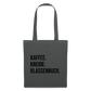 Kaffee. Kreide. Klassenbuch - Stoffbeutel - Graphite