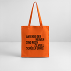 Zu viele Schüler - Bio-Stoffbeutel - Tieforange
