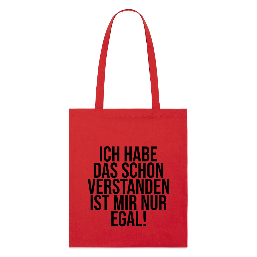 Verstanden - Bio-Stoffbeutel - Rot