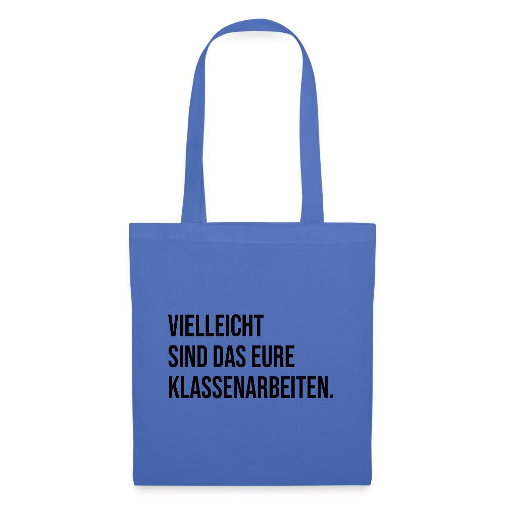 Klassenarbeiten- Stoffbeutel - Hellblau