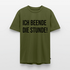 Ich beende die Stunde! - Männer Premium T-Shirt - Khaki