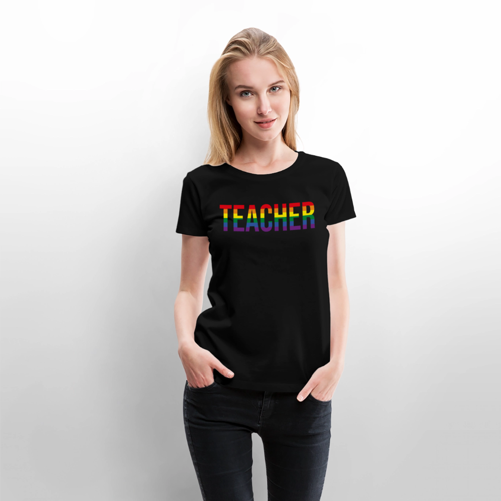 Teacher - Frauen Premium T-Shirt - Schwarz