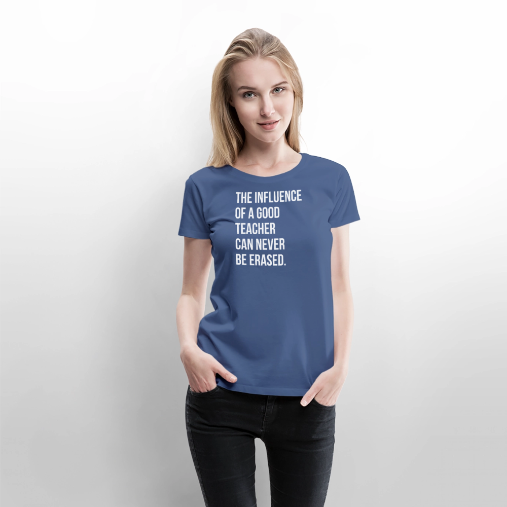 Influence - Frauen Premium T-Shirt - Taubenblau