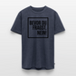 Bevor du fragst, nein! - Männer Premium T-Shirt - Jeansblau 